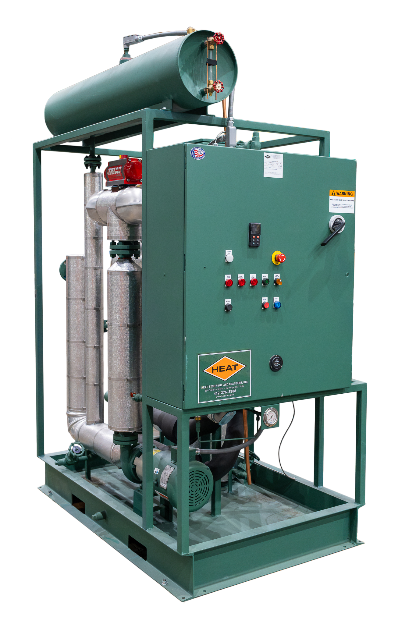 80KW Hot Oil System with Integrated Cooling